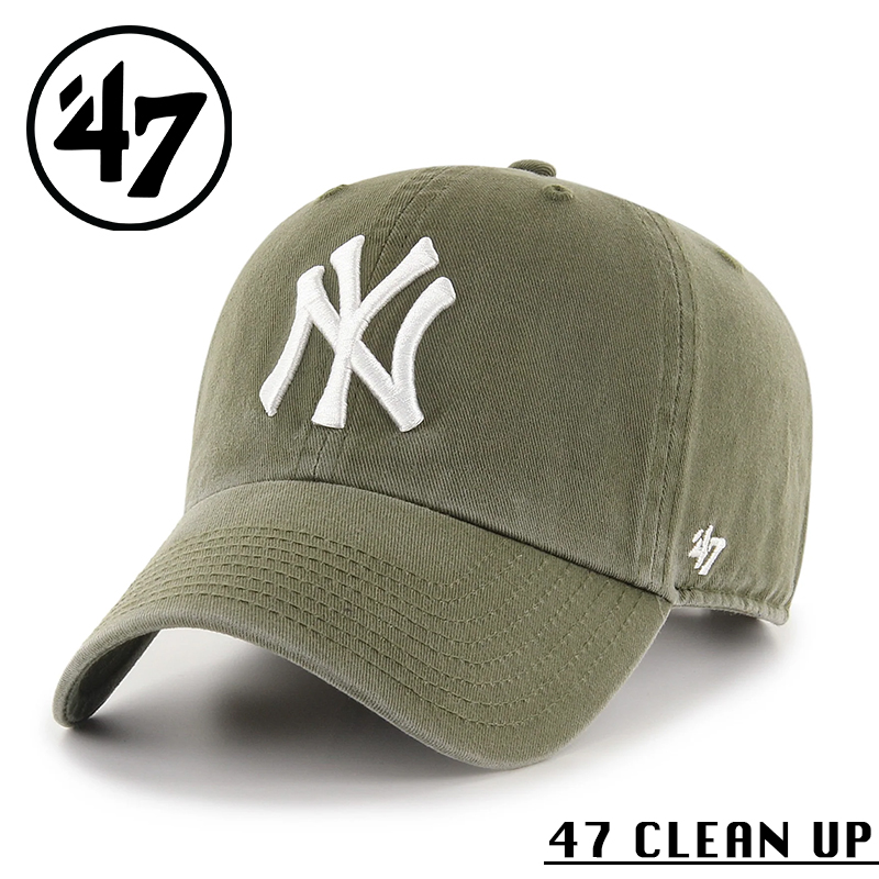 ★カートで割引対象品★【メーカー取次】’47 Brand フォーティーセブン・ブランド 14751172 47 CLEAN UP ニューヨーク・ヤンキース サンダルウッド【Sx】【R】
