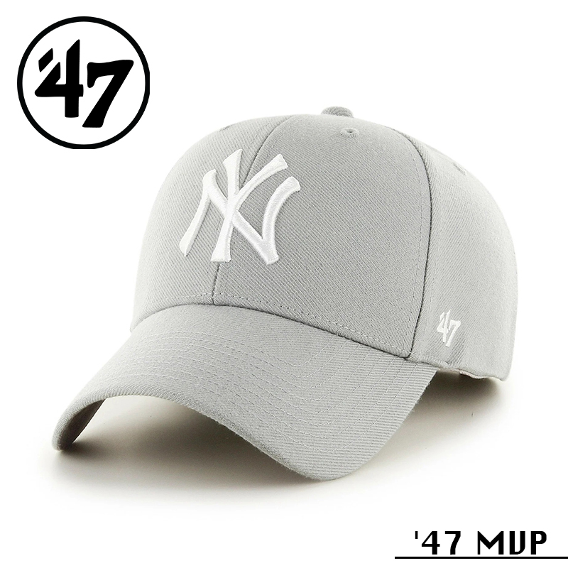 ★カートで割引対象品★【メーカー取次】’47 Brand フォーティーセブン・ブランド 14751290 47 MVP ニューヨーク・ヤンキース グレー【Sx】【R】