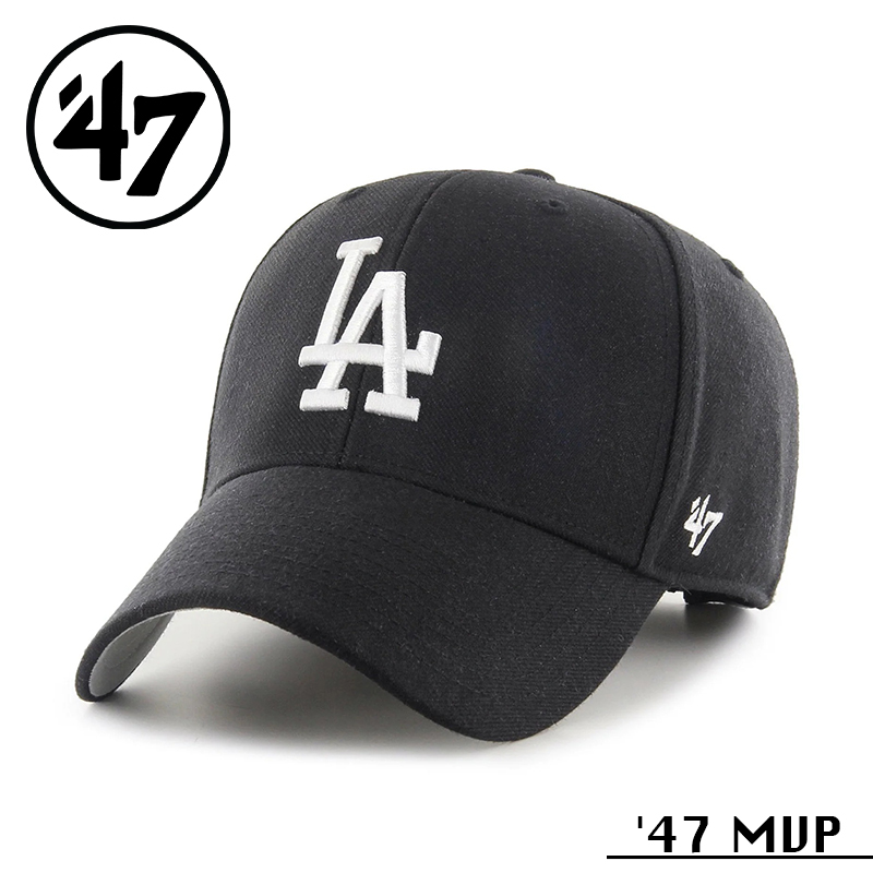 ★カートで割引対象品★【メーカー取次】’47 Brand フォーティーセブン・ブランド 14751322 47 MVP ロサンゼルス・ドジャース ブラック×ホワイト【Sx】【R】