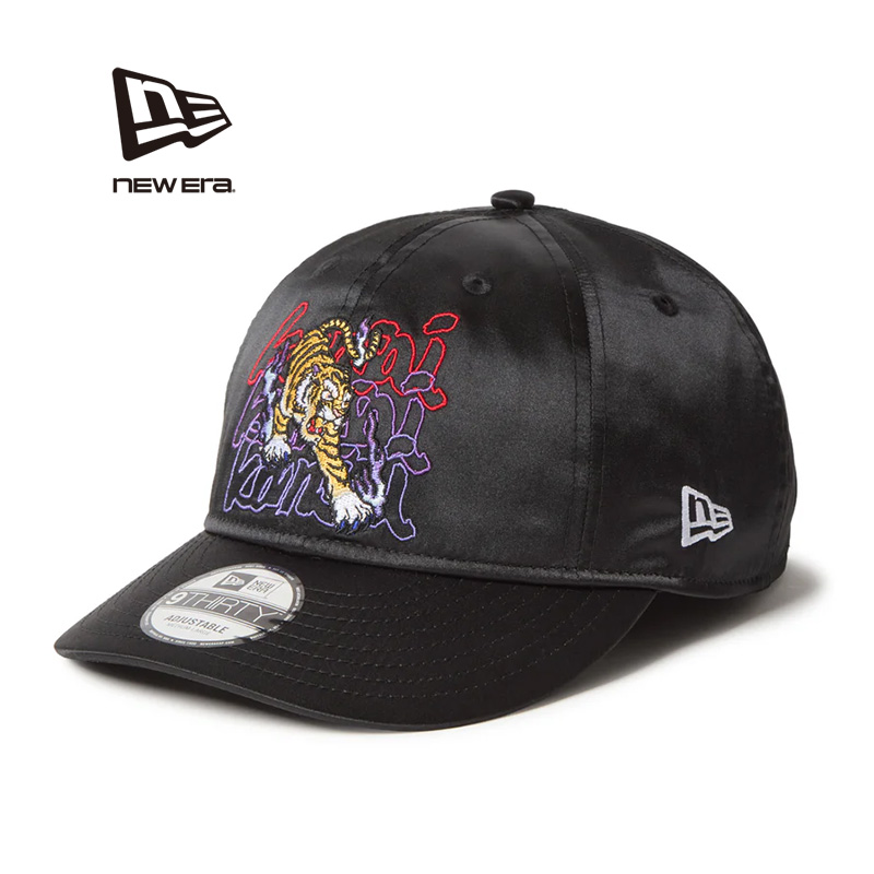 【即日出荷対応】NEW ERA ニューエラ 14858855 9THIRTY kansai yamamoto 虎 サテン ブラック キャップ【キャンペーン対象外】【T】