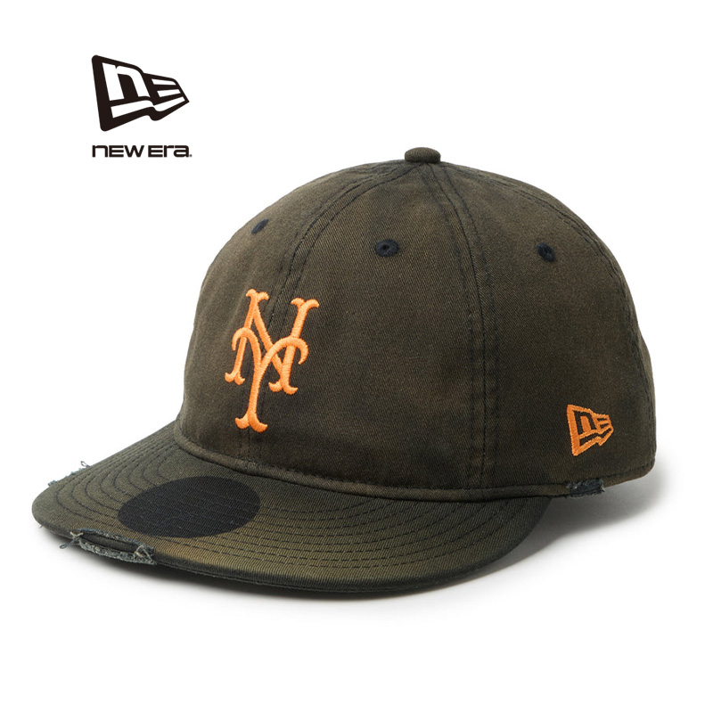 NEW ERA ニューエラ 14880395 9THIRTY powered by GORO (min-nano) NY・メッツ ダメージ パッカブルバイザー ブラック キャップ【キャンペーン対象外】【T】