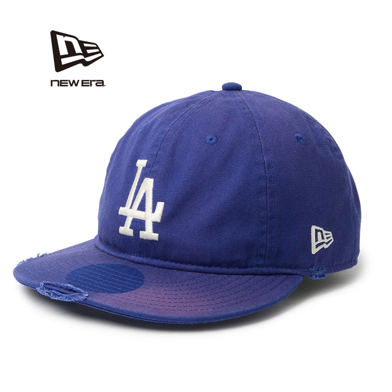 NEW ERA ニューエラ 14880396 9THIRTY powered by GORO (min-nano) LA・ドジャース ダメージ パッカブルバイザー ブルー キャップ【キャンペーン対象外】【T】