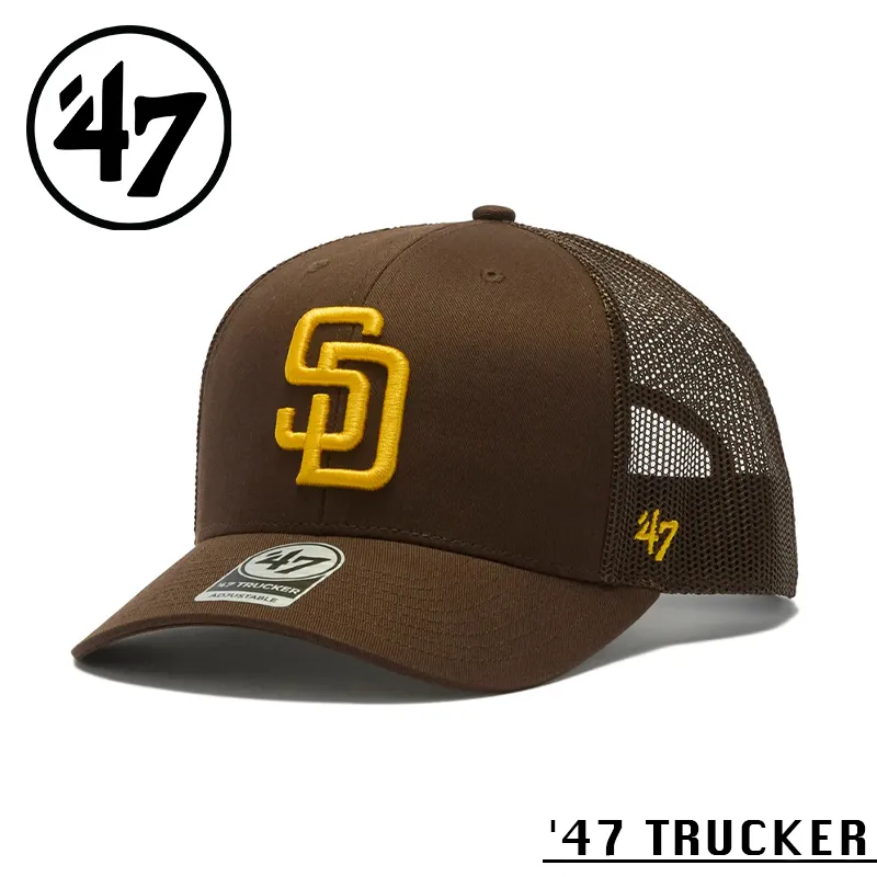 【メーカー取次】’47 Brand フォーティーセブン・ブランド 14943913 47 TRUCKER サンディエゴ・パドレス ブラウン【Sx】【R】
