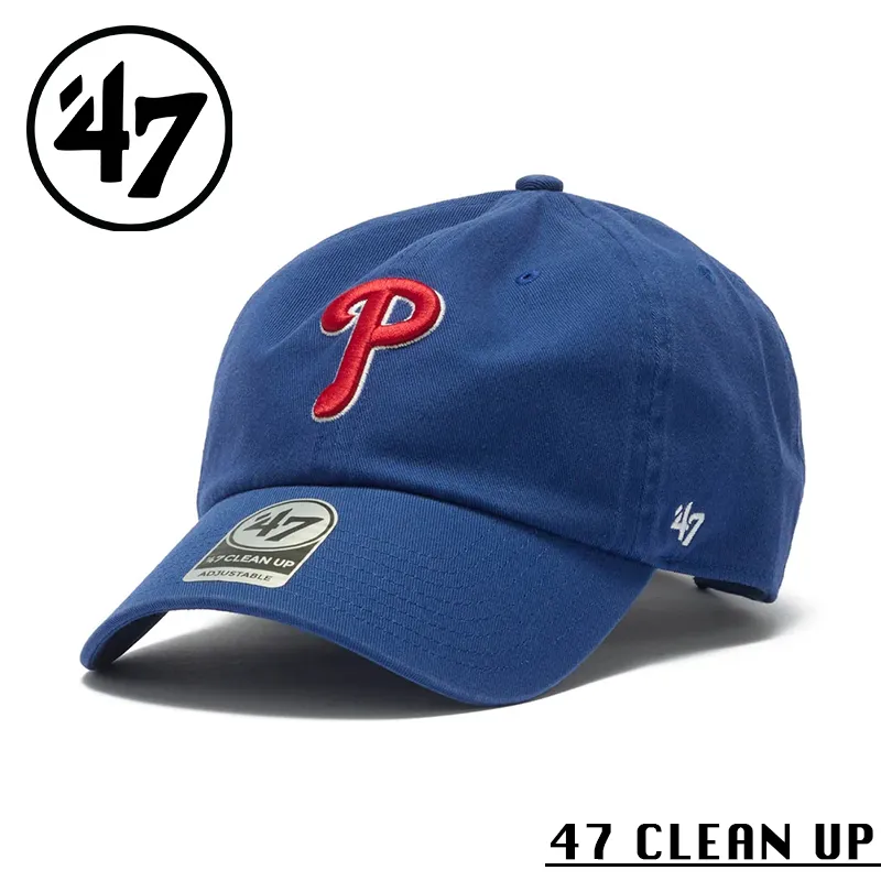 【メーカー取次】’47 Brand フォーティーセブン・ブランド 14943982 47 CLEAN UP フィラデルフィア・フィリーズ ノーループラベル ロイヤル【Sx】【R】