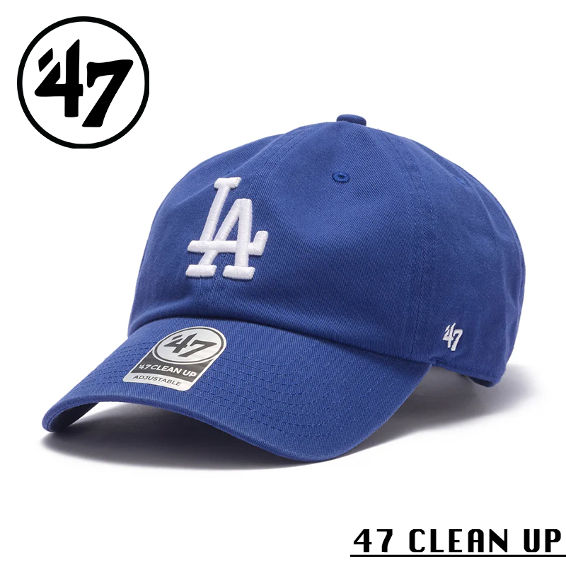 【メーカー取次】’47 Brand フォーティーセブン・ブランド 14944016 47 CLEAN UPロサンゼルス・ドジャース ノーループラベル ロイヤル【Sx】【R】