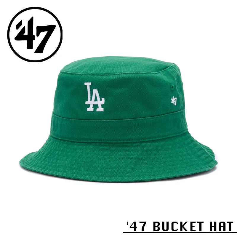 【メーカー取次】’47 Brand フォーティーセブン・ブランド 14944115 47 BUCKET HAT ロサンゼルス・ドジャース ケリー【Sx】【R】