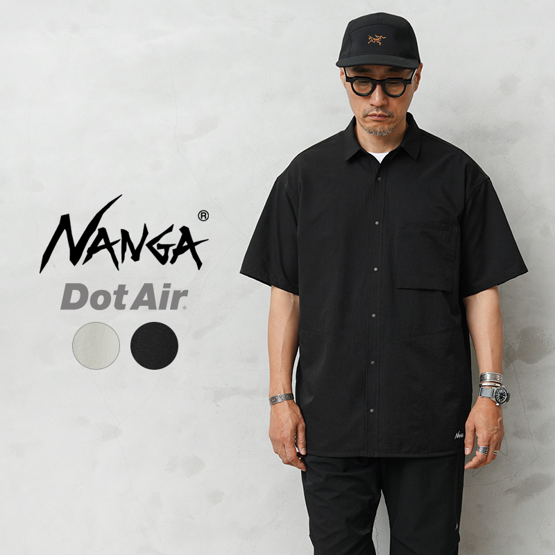 NANGA ナンガ NW2411-1E900 DotAir COMFY S/S SHIRT ドットエア コンフィー 半袖シャツ【Sx】【T】