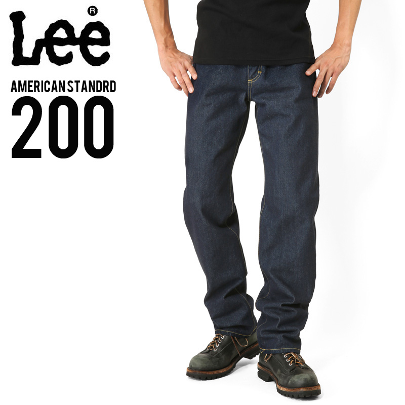 ★カートで割引対象品★Lee リー AMERICAN STANDARD 200フルカットデニムジーンズ ワンウォッシュ(100)【T】