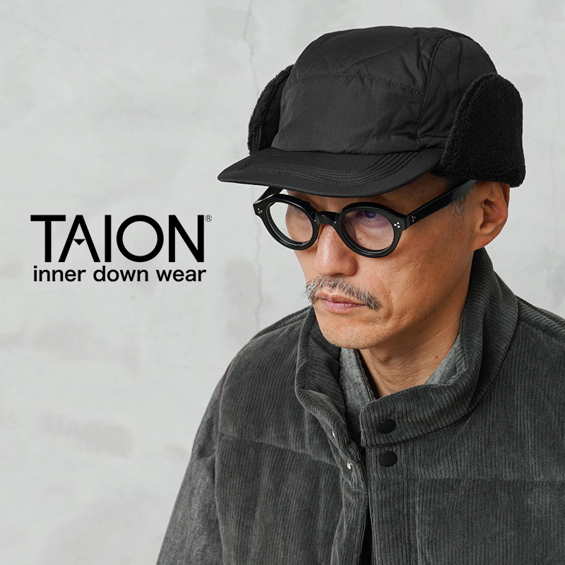 【即日出荷対応】TAION タイオン TAION-221ML-1 MILITARY LINE ダウン×ボア ウォームキャップ【F7】【Sx】【T】