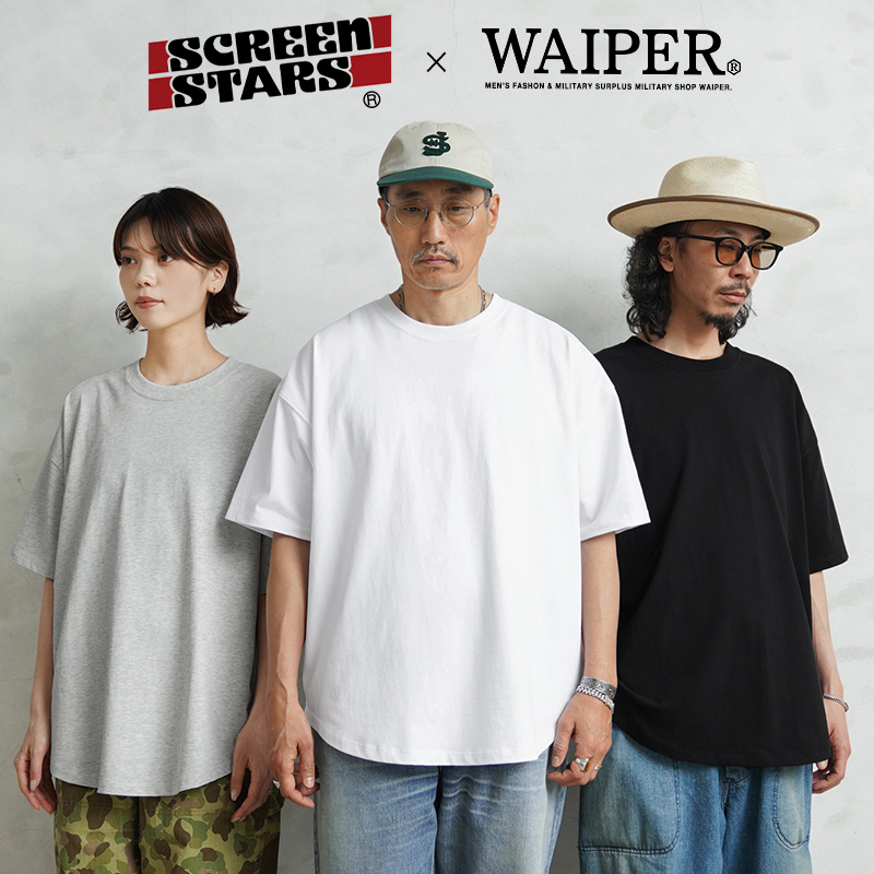 SCREEN STARS×WAIPER 2622-460WP SCREEN STARS HEAVY S/S ラウンドヘム Tシャツ【キャンペーン対象外】【T】