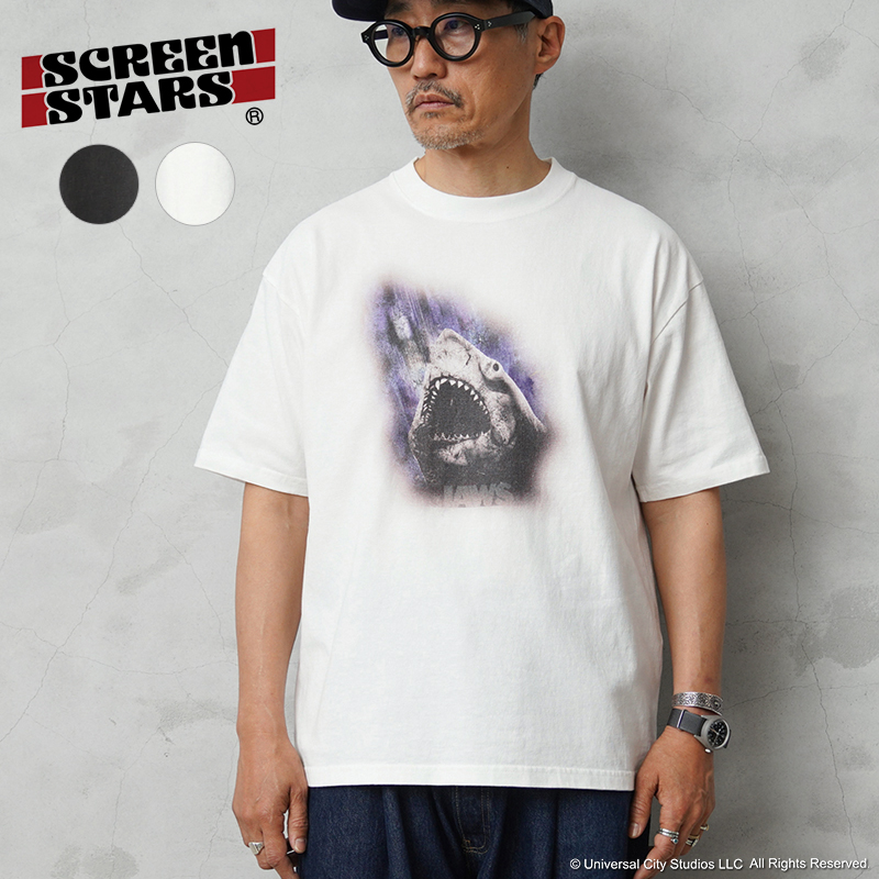 SCREEN STARS スクリーンスターズ 2622-SSMVJW S/S クルーネック Tシャツ / JAWS ジョーズ【キャンペーン対象外】【T】