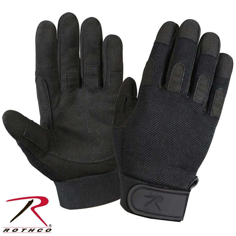 ★カートで割引対象品★ROTHCO ロスコ  ライトウェイト All Purpose Duty グローブ Black 【3469】【T】