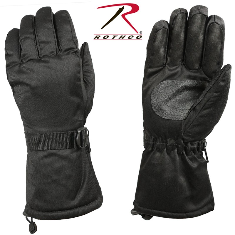 ★カートで割引対象品★ROTHCO ロスコ エクストラ ロング INSULATED グローブ BLACK【4756】【T】