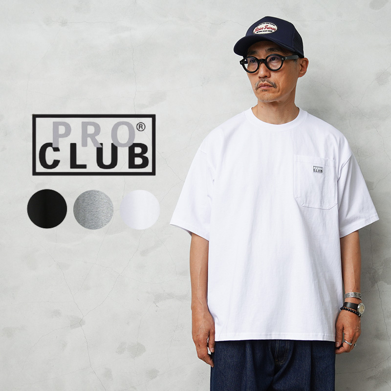 【即日出荷対応】PROCLUB プロクラブ 51PC0705 HEAVY WEIGHT WIDE POCKET TEE ヘビーワイドポケット Tシャツ【Sx】