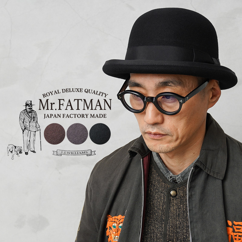 Mr.FATMAN ミスターファットマン 5235007【6253007】 Dandelion ウール ボーラーハット J.J. WILLIAMS 日本製【キャンペーン対象外】【T】