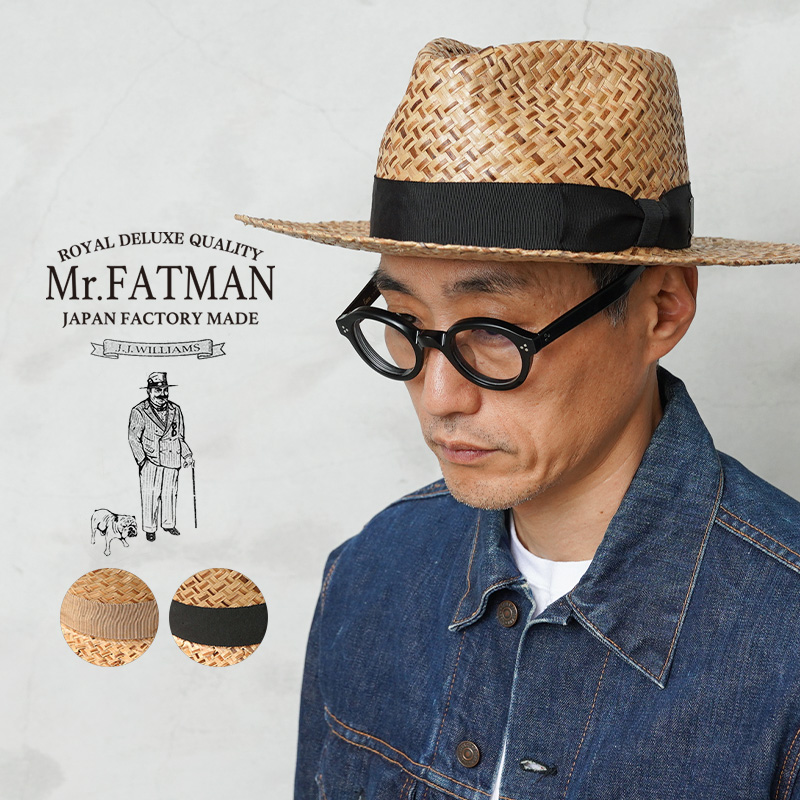 【即日出荷対応】Mr.FATMAN ミスターファットマン 6261001 BIRDS EYE COCONUTS フェドラハット J.J. WILLIAMS 日本製【キャンペーン対象外】【T】
