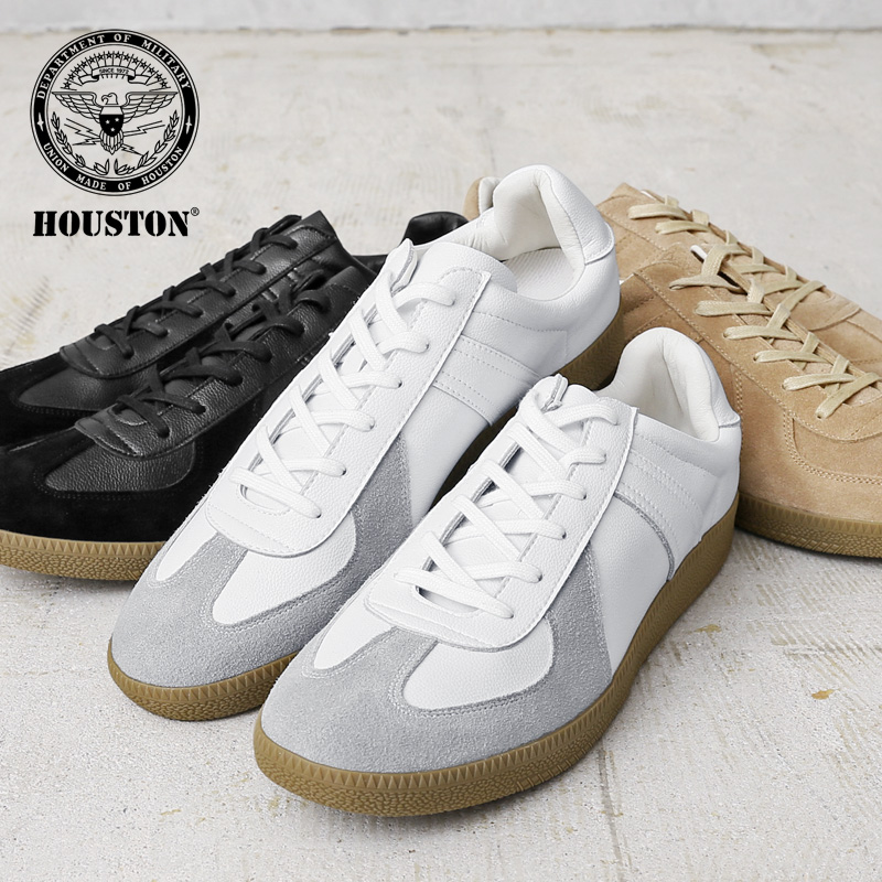 ★カートで割引対象品★HOUSTON ヒューストン GERMAN BW TRAINER ドイツ軍 ジャーマントレーナー【T】