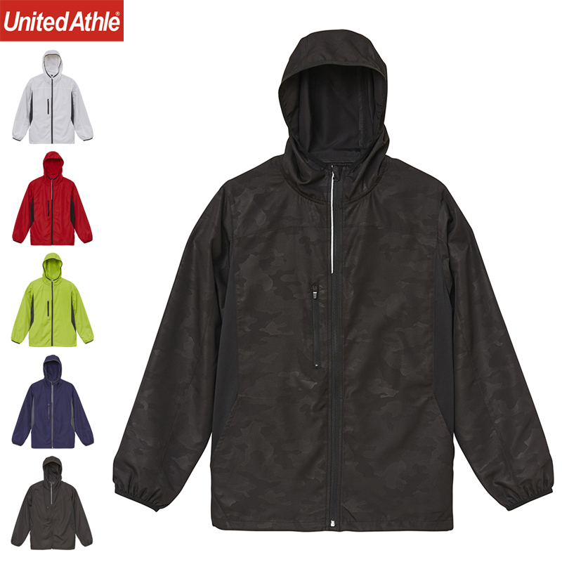 ★カートで割引対象品★【メーカー取次】 United Athle ユナイテッドアスレ マイクロリップストップ ジップジャケット（裏地付）[7067]【T】