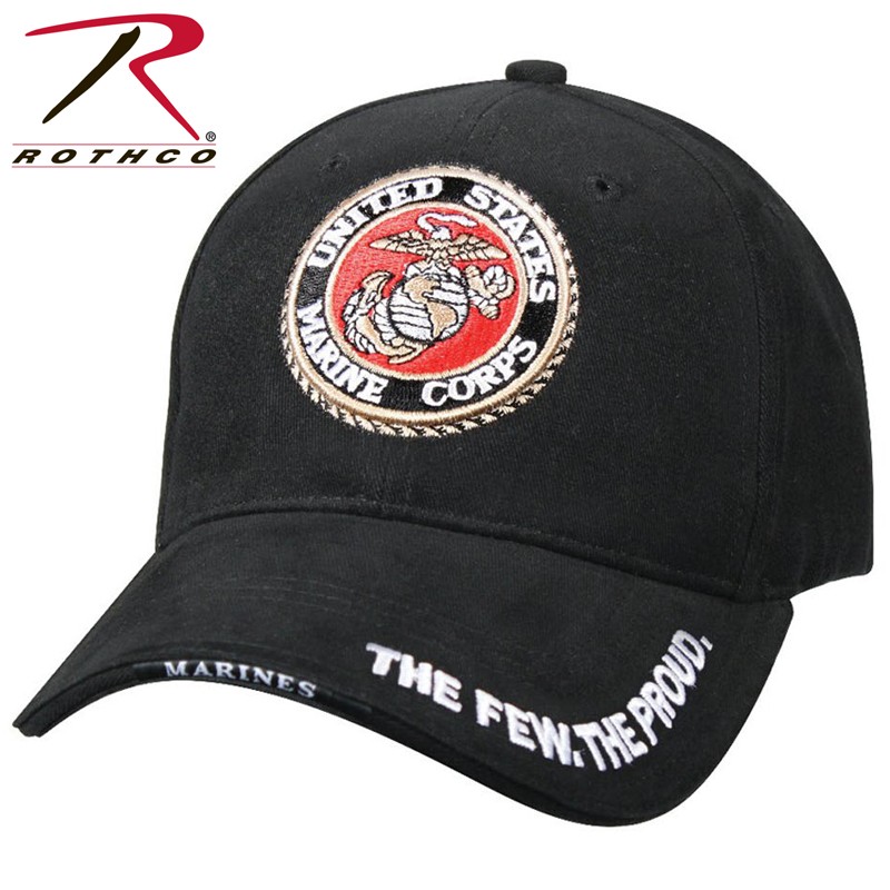 ★カートで割引対象品★ROTHCO ロスコ Deluxe Low Profile Cap With USMC Globe & Anchor Logo【9327】【T】