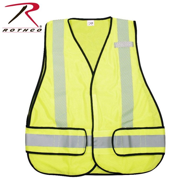 ★カートで割引対象品★ROTHCO ロスコ 9529 高視認性 セーフティーベスト S.GREEN【T】