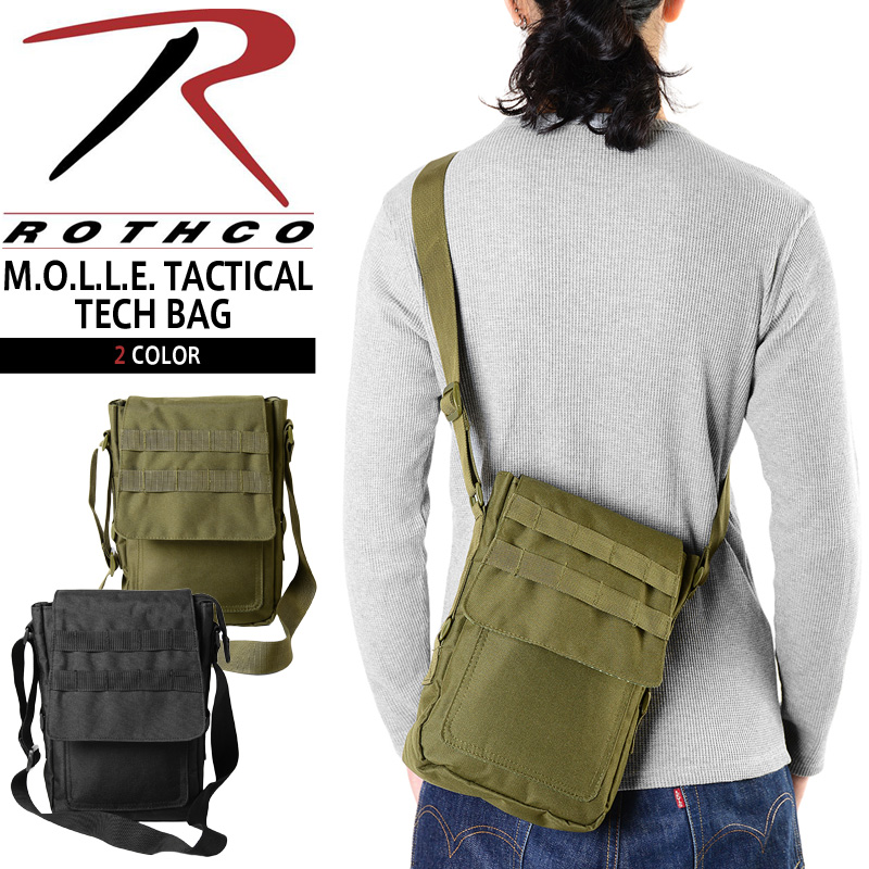 ★カートで割引対象品★ROTHCO ロスコ 9760 M.O.L.L.E. TACTICAL TECH バッグ 2色【T】