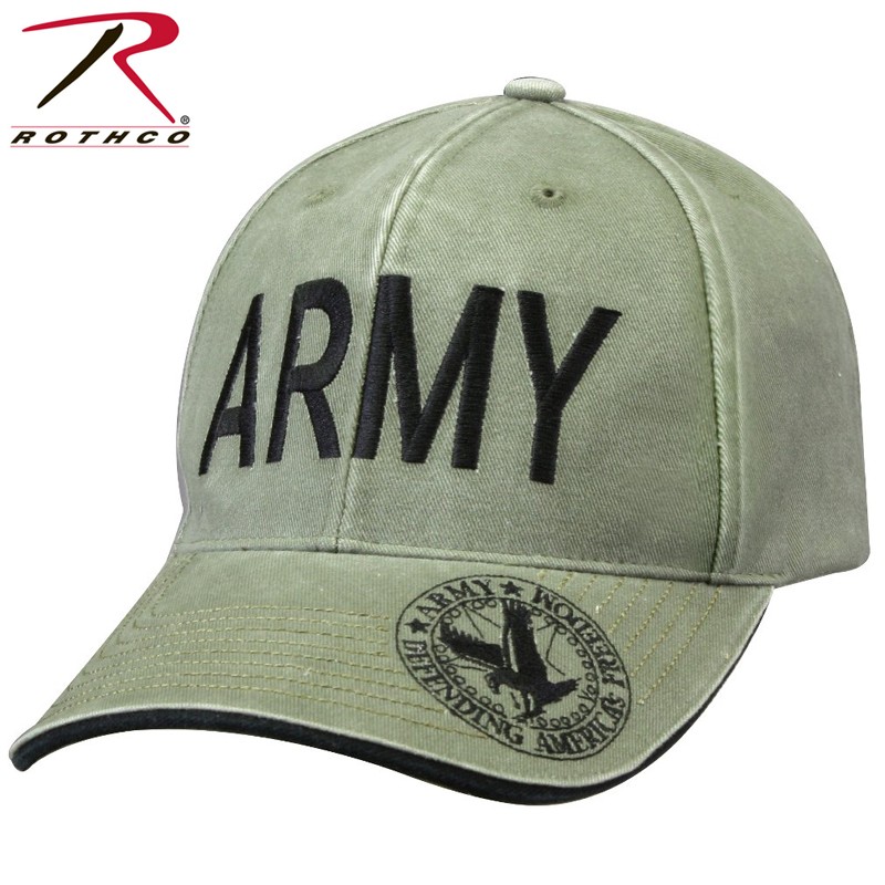 ★カートで割引対象品★ROTHCO ロスコ  Vintage Deluxe Low Profile Cap ARMY OLIVE 【9888】【T】