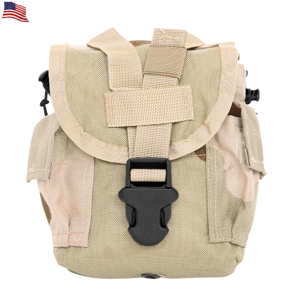 実物 新品 米軍MOLLE II CANTEEN GENERAL PURPOSE POUCH 3カラーデザート【キャンペーン対象外】【T】ミリタリー