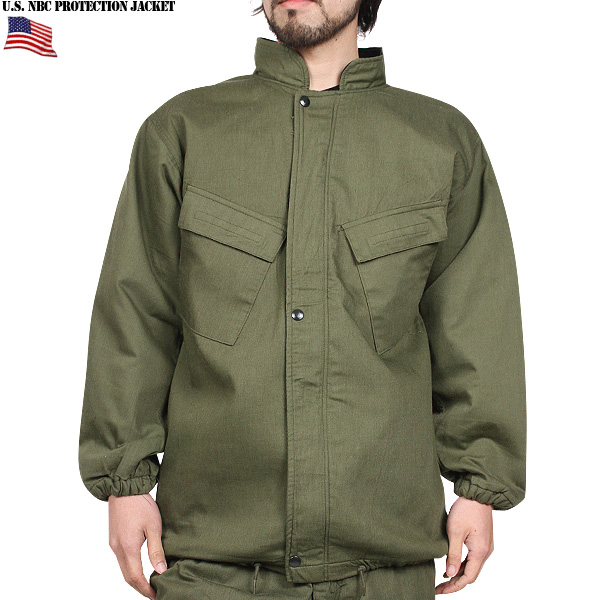 実物 米軍 NBCジャケット OD USED品 米軍放出品ミリタリーファッション 軍服【キャンペーン対象外】【T】