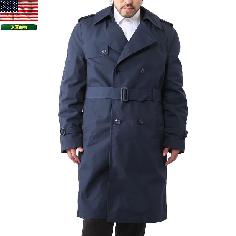 【訳あり】返品不可★キャンペーン対象外★実物 新品 米空軍U.S.AIR FORCEトレンチコート ライナー付 米軍放出品【キャンペーン対象外】ミリタリーファッション 軍服【T】