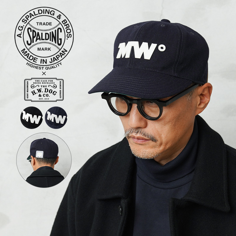 【即日出荷対応】A.G.SPALDING&BROS エージースポルディング&ブロス SPL-AGS-253015 THE H.W.DOG&CO. HIROCK  ベースボールキャップ 日本製【キャンペーン対象外】【T】
