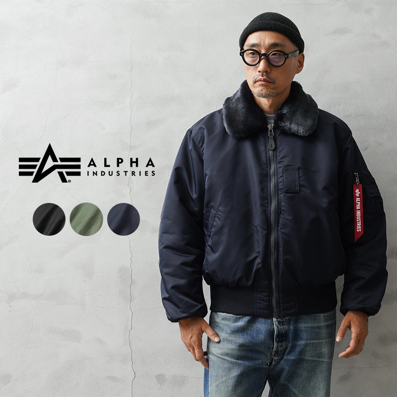 ☆ポイント10倍☆ALPHA INDUSTRIES アルファインダストリーズ MJB23010C1 B-15 フライトジャケット【7975952003】【キャンペーン対象外】【T】