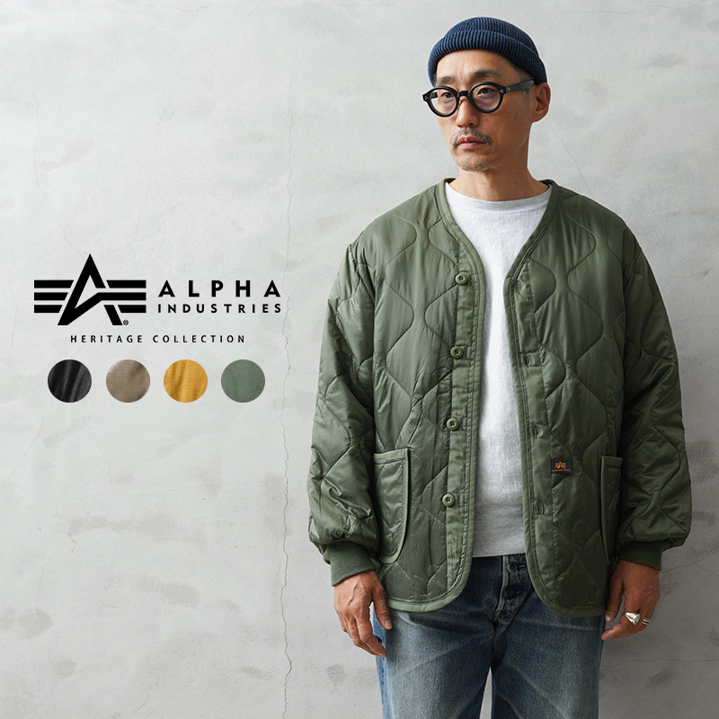 ALPHA アルファ HERITAGE COLLECTION MJL48000C1 ALS/92 LINER M-65 キルティングライナー【7975952008】【キャンペーン対象外】【T】