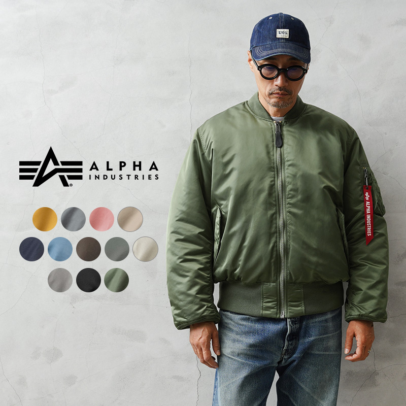 ☆ポイント10倍☆ALPHA INDUSTRIES アルファインダストリーズ MJM21000C1 MA-1 フライトジャケット【7975952002】【キャンペーン対象外】【T】