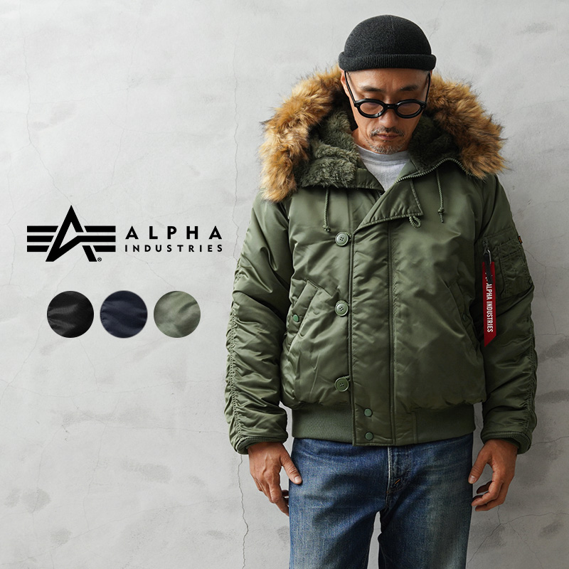 ☆ポイント10倍☆ALPHA INDUSTRIES アルファインダストリーズ MJN30000C1 N-2B フライトジャケット【7975952005】【キャンペーン対象外】【T】