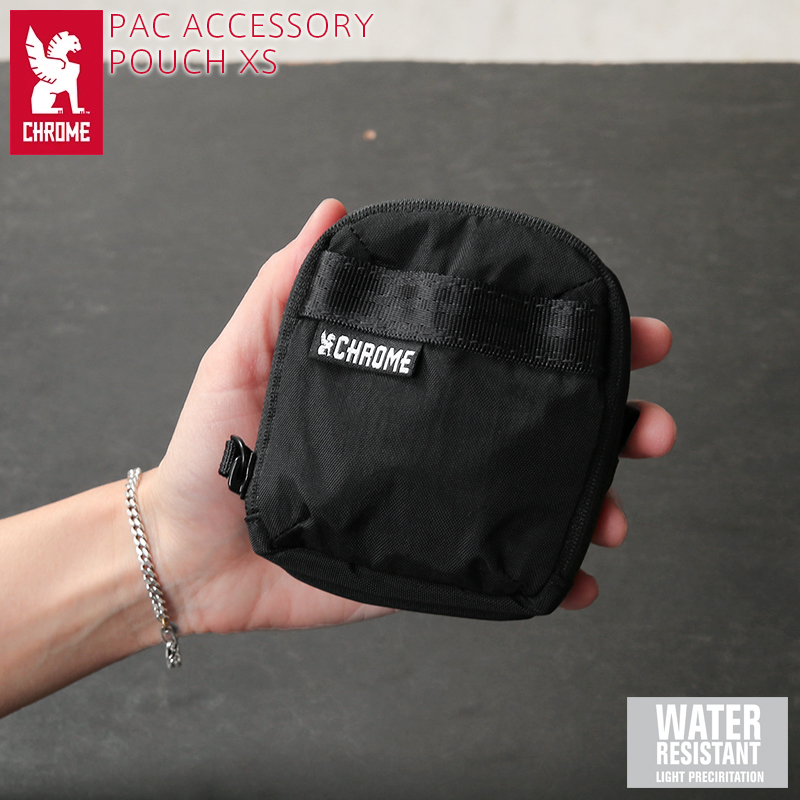 【即日出荷対応】CHROME クローム AJ-004 PAC ACCESSORY POUCH XS パック アクセサリー ポーチ BLACK CRINKLE【T】【キャンペーン対象外】