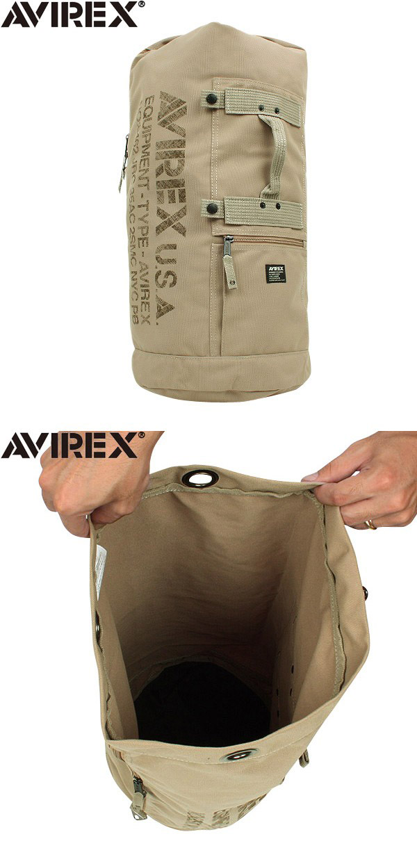 ミリタリーバック　ミリタリー　ミリタリーショップ　軍 AVIREX