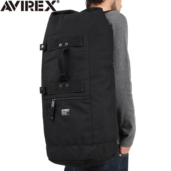 AVIREX アビレックス EAGLE ミリタリー ダッフルバッグ ブラック アヴィレックス（キャンペーン対象外）【T】
