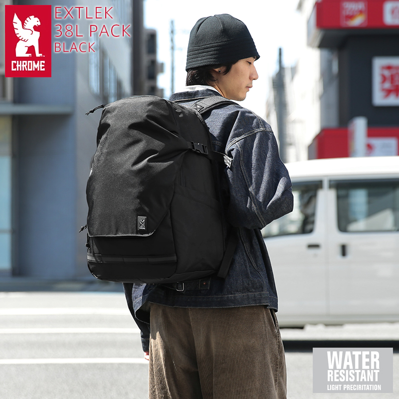 【即日出荷対応】CHROME クローム BJ-006 EXTLEK 38L PACK エクストレック 38L パック BLACK【T】【キャンペーン対象外】