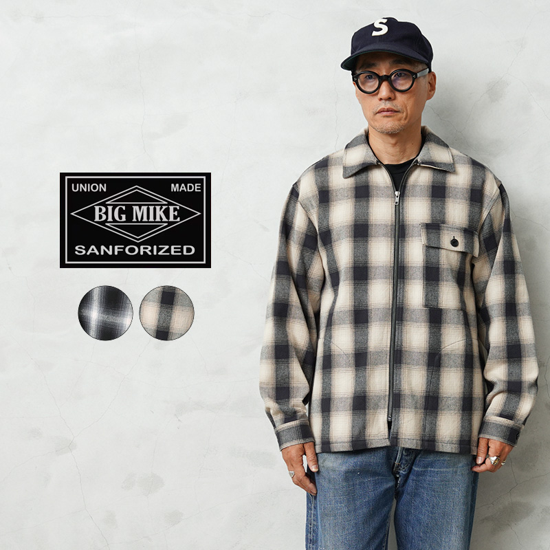 【即日出荷対応】BIG MIKE ビッグマイク 102635700 Heavy Flannel Zip Jacket ヘビー フランネル ジップ ジャケット【キャンペーン対象外】【T】