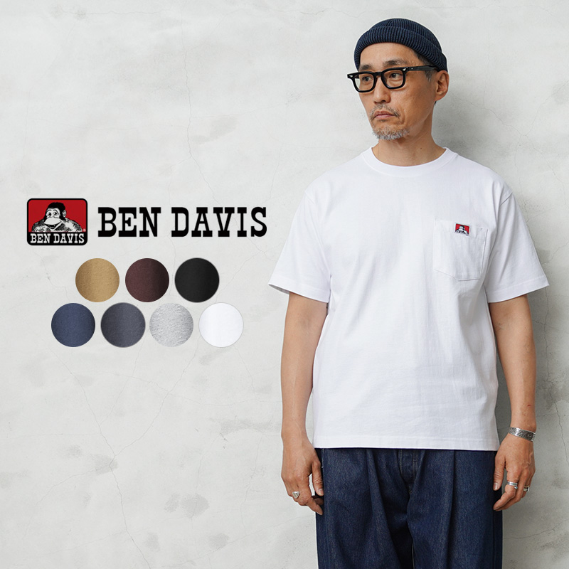 【即日出荷対応】BEN DAVIS ベンデイビス C-26580000 S/S ポケット Tシャツ【キャンペーン対象外】【T】