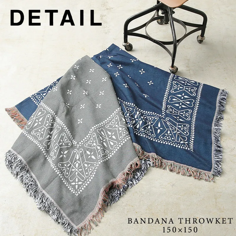 【即日出荷対応】DETAIL INC. ディテールインク Bandana Throwket Cross バンダナ スローケット クロス【キャンペーン対象外】【T】