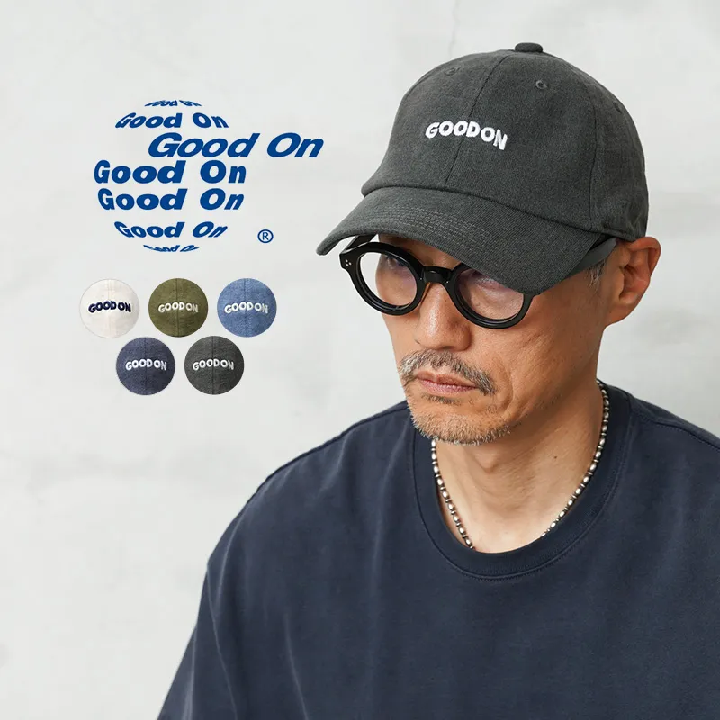 【即日出荷対応】Good On グッドオン GOGD2111 GO ARCH LOGO EMB CAP アーチ ロゴ刺繍 ヘビージャージー ロー キャップ【Sx】【T】