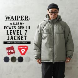 WAIPER.inc 米軍 ECWCS GEN III LEVEL7 PRIMALOFT ジャケット EPIC【WP1007】【T】【キャンペーン対象外】