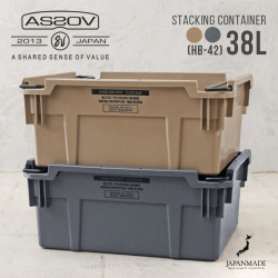 【即日出荷対応】［北海道沖縄離島配送不可］AS2OV アッソブ 272100 STACKING CONTAINER スタッキング コンテナ 38L（HB-42）日本製【キャンペーン対象外】【T】