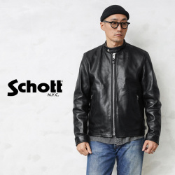 Schott ショット 3111052 SHEEP LEATHER 70’S シングル ライダースジャケット【7823950078】【キャンペーン対象外】【T】