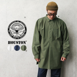 ★カートで割引対象品★HOUSTON ヒューストン 40758 ヘビーポプリン スリーピングシャツ【R】