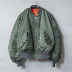 GREENBRIER IND.INC グリーンブライヤー社 MADE IN USA MIL-J82790 MA-1 フライトジャケット SAGE USED【00517】【T】【キャンペーン対象外】