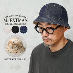 【即日出荷対応】Mr.FATMAN ミスターファットマン 5252004 COTTON REVERSIBLE SAILOR HAT リバーシブル セーラー ハット 日本製【キャンペーン対象外】【T】