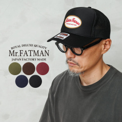 【即日出荷対応】Mr.FATMAN ミスターファットマン 5252007 MFM TEAM WAPPEN メッシュ キャップ【キャンペーン対象外】【T】