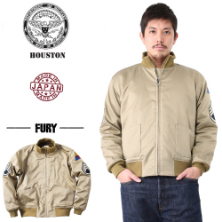 Houston ヒューストン Furyモデル 初期型タンカースジャケット Tan 5b Fr ミリタリージャケット フューリー